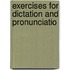 Exercises For Dictation And Pronunciatio