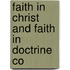 Faith In Christ And Faith In Doctrine Co