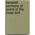 Farewell Sermons Of Some Of The Most Emi