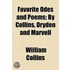 Favorite Odes And Poems; By Collins, Dry