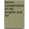 Fenn's Compendium Of The English And For door Robert Lucas Nash
