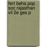 Fert Beha Pop Soc Rajasthan Vil 2e Ges P door Tulsi Patel