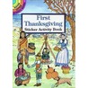 First Thanksgiving Sticker Activity Book door Iris Van Rynbach