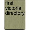 First Victoria Directory door E. Mallandaine