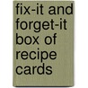 Fix-It and Forget-It Box of Recipe Cards door Phyllis Pellman Good