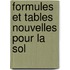 Formules Et Tables Nouvelles Pour La Sol