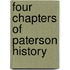 Four Chapters Of Paterson History
