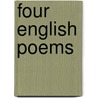 Four English Poems door William Cowper