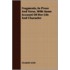 Fragments, In Prose And Verse. With Some