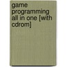 Game Programming All In One [with Cdrom] door Thomson Course Ptr Development