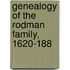 Genealogy Of The Rodman Family, 1620-188
