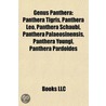 Genus Panthera: Panthera Tigris, Panther door Books Llc
