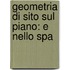 Geometria Di Sito Sul Piano: E Nello Spa