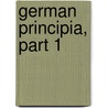 German Principia, Part 1 door Onbekend