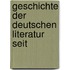 Geschichte Der Deutschen Literatur Seit