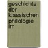 Geschichte Der Klassischen Philologie Im