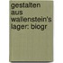 Gestalten Aus Wallenstein's Lager: Biogr