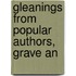 Gleanings From Popular Authors, Grave An
