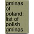 Gminas Of Poland: List Of Polish Gminas