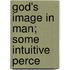 God's Image In Man; Some Intuitive Perce