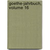 Goethe-Jahrbuch, Volume 16 by Goethe-Gesellschaft