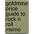 Goldmine Price Guide To Rock N Roll Memo