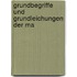 Grundbegriffe Und Grundleichungen Der Ma