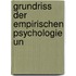 Grundriss Der Empirischen Psychologie Un