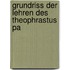 Grundriss Der Lehren Des Theophrastus Pa