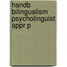 Handb Bilingualism Psycholinguist Appr P by Kroll