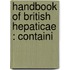 Handbook Of British Hepaticae : Containi