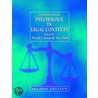 Handbook Of Psychology In Legal Contexts door Ray H.C. Bull