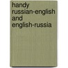 Handy Russian-English And English-Russia door Salomon Isaac Luboff