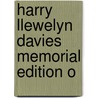 Harry Llewelyn Davies Memorial Edition O door Jr. Henry George