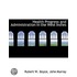 Health Progress And Administration In Th