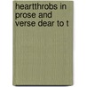 Heartthrobs In Prose And Verse Dear To T door Joe Mitchell Chapple