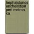 Hephaistonos Encheiridion Peri Metron Ka