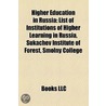 Higher Education In Russia: List Of Inst door Onbekend