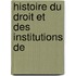 Histoire Du Droit Et Des Institutions De