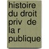 Histoire Du Droit Priv  De La R Publique