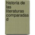 Historia De Las Literaturas Comparadas D