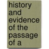 History And Evidence Of The Passage Of A door Allan Pinkerton