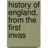 History Of England, From The First Invas door William Grimshaw