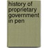 History Of Proprietary Government In Pen