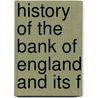 History Of The Bank Of England And Its F door H. S 1849 Foxwell