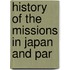 History Of The Missions In Japan And Par