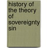 History Of The Theory Of Sovereignty Sin door Charles Edward Merriam