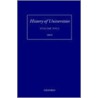 History Of Universities Vol 16/2 Hou:c C door Mordechai Feingold