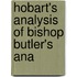 Hobart's Analysis Of Bishop Butler's Ana