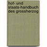Hof- Und Staats-Handbuch Des Grossherzog by Baden Baden